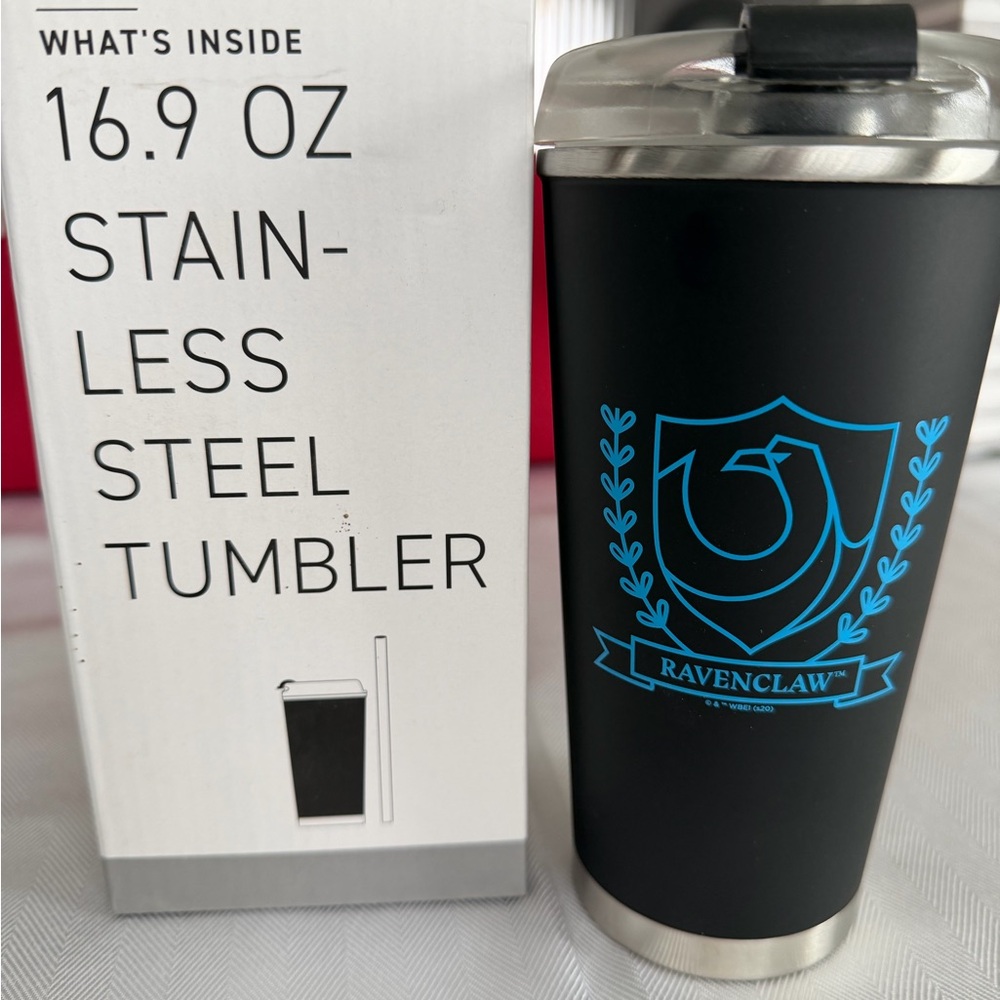 Ravenclaw Stainless Steel Tumbler - Black and Blue